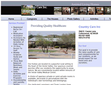 Tablet Screenshot of countrycareinc.net